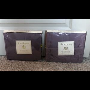 Ralph Lauren Sateen Heather Hill Twin Set